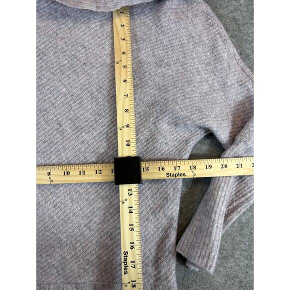 MOTH Anthropologie Sweater Womens Small Purple Knit Wool Batwing Dolman Sleeve - Picture 3 of 7